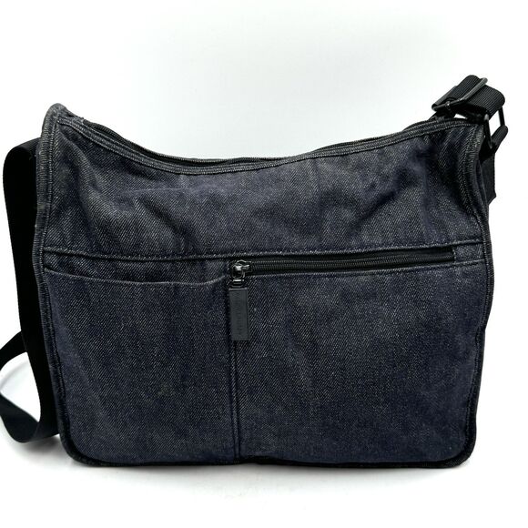 Vintage Polo Sport Ralph Lauren Denim Shoulder Crossbody Bag Adjustable Strap - Picture 7 of 14